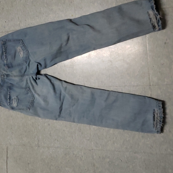 Garage 00 Light Blue Ripped/Distressed Jeans - Picture 4 of 4
